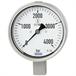 Bourdon tube pressure gauge, stainless steel